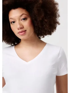 T-Shirt Kaat in Optical White