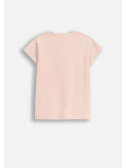 T-Shirt mit kurzem Ärmel in beige