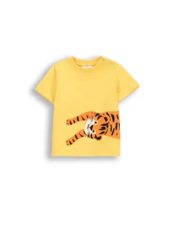 T-Shirt mit kurzem Ärmel in gelb