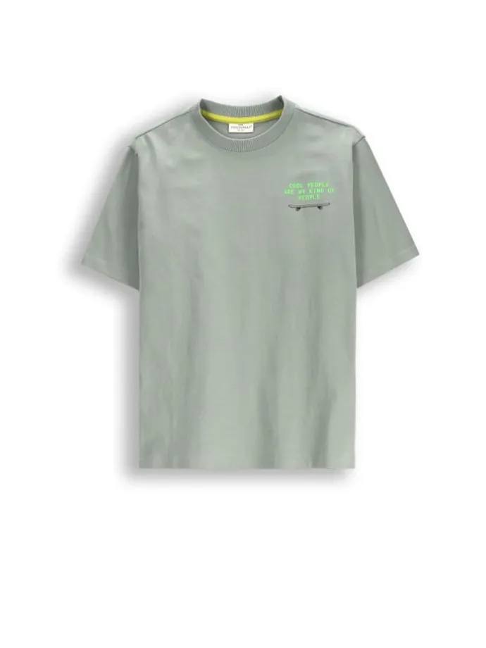 T-Shirt mit kurzen Ärmeln in grün