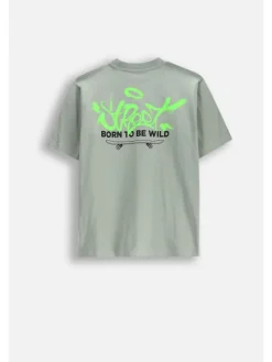 T-Shirt mit kurzen Ärmeln in grün