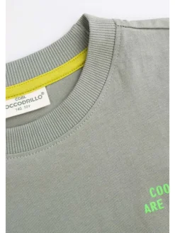 T-Shirt mit kurzen Ärmeln in grün
