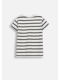 T-Shirt mit kurzen Ärmeln in schwarz