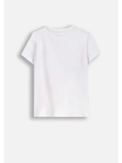 T-Shirt mit kurzen Ärmeln in weiß