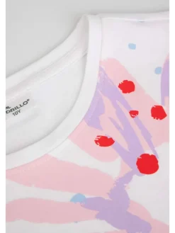 T-Shirt mit kurzen Ärmeln in weiß