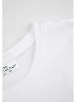 T-shirt mit kurzen Ärmeln in weiß
