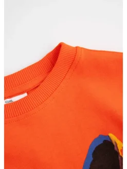 T-Shirt mit langen Ärmeln in rot