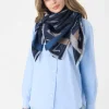 Tuch in blau
