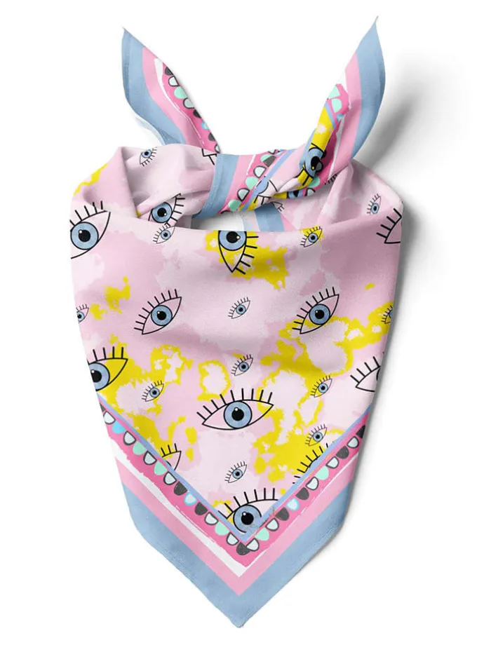 Tuch in Rosa - (L)55 x (B)55 cm