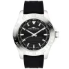 Uhr The All Black Silicone in silber