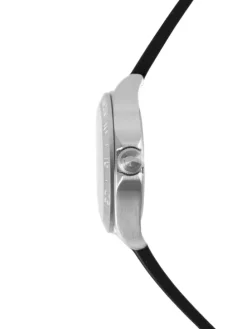 Uhr The All Black Silicone in silber