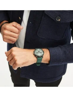 Uhr The Blue Chrono in grün