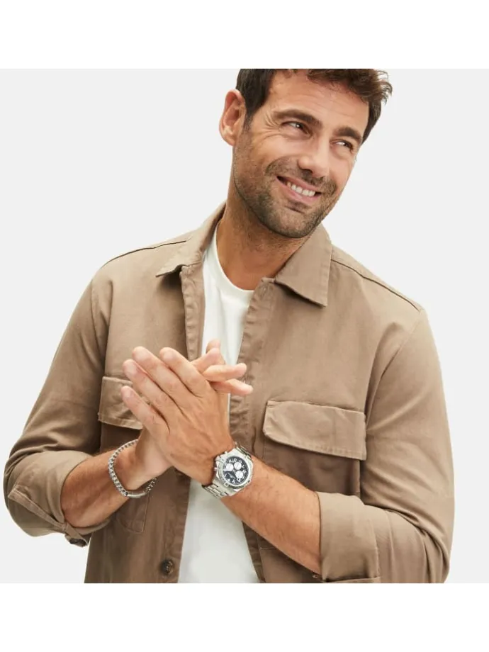 Uhr The silver Chrono in silber