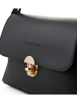 Umhängetasche in Schwarz - (B)25 x (H)17 x (T)9 cm