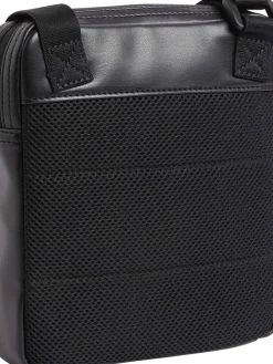 Umhängetasche in Schwarz - (B)18,5 x (H)21,5 x (T)4 cm