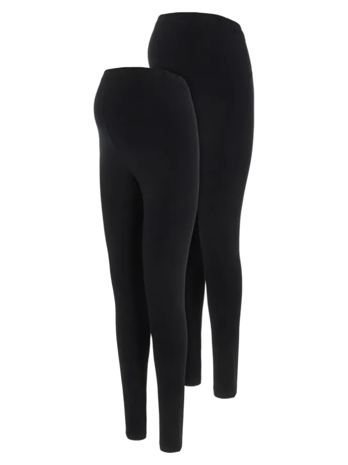 Umstands Leggings im 2-er Pack MLEMMA in Schwarz-3