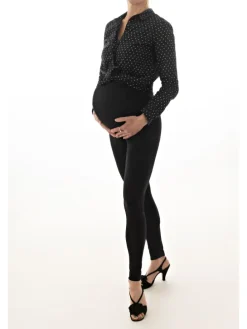 Umstands und Stillmode JULIETTA Umstandsleggings in Schwarz