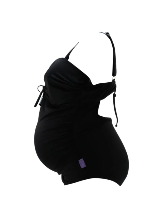 Umstandsbadeanzug "CAMERONA" F/G- Cup Schwarz
