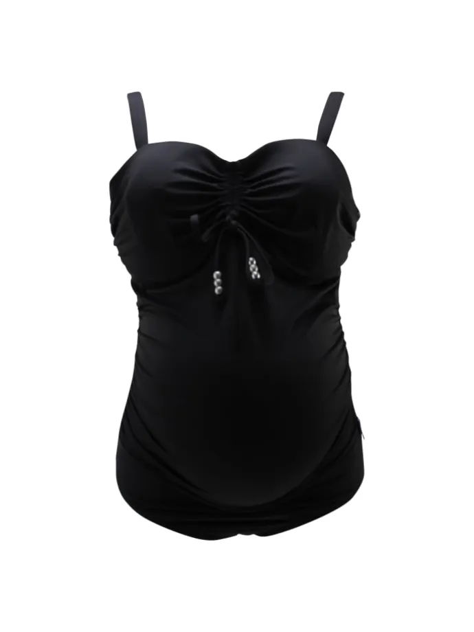 Umstandsbadeanzug "CAMERONA" F/G- Cup Schwarz