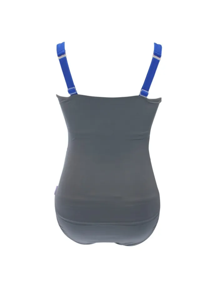 Umstandsbademode ALENA F/G-Cup Grau-Blau