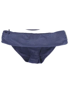 Umstandsbademode AVA_blue Bikinislip für Schwangere Dunkelblau Pünktchen