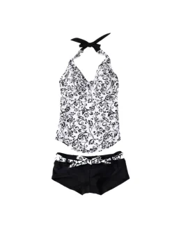 Umstandsbademode Black&White Tankini