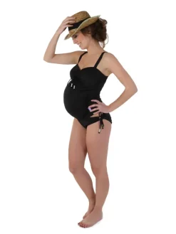 Umstandsbademode CAMERON schwarz F/G-Cup Tankini