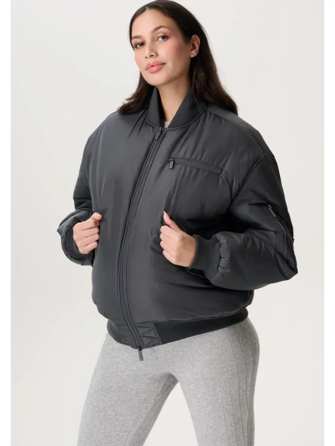 Umstandsjacke Winter Horten in Forged Iron