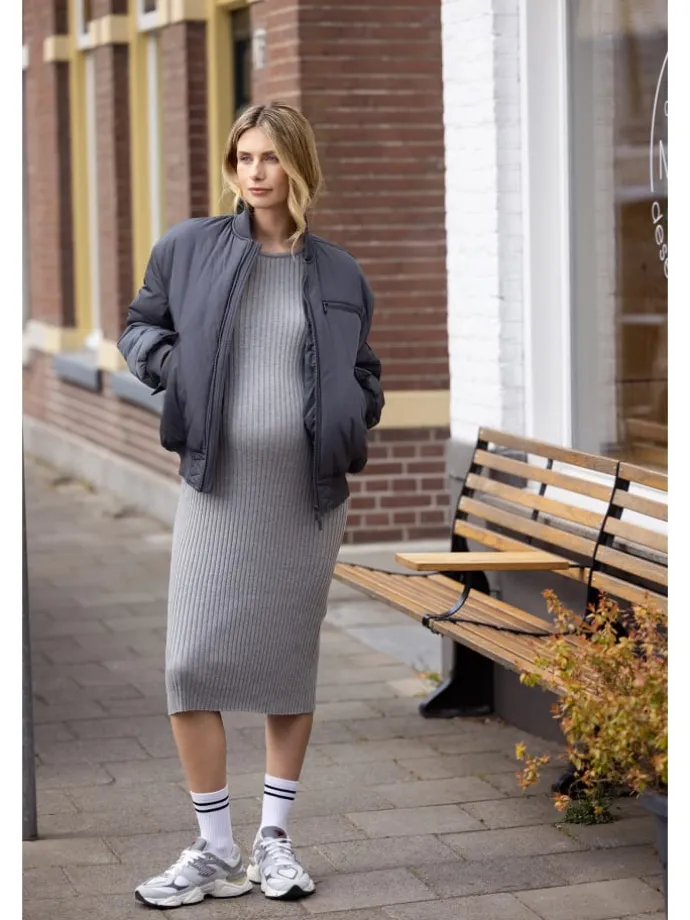 Umstandsjacke Winter Horten in Forged Iron