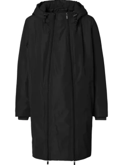 Umstandsjacke Winter Juva in Black