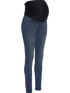 Umstandsjeans in dark-blue-used