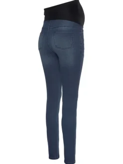 Umstandsjeans in dark-blue-used