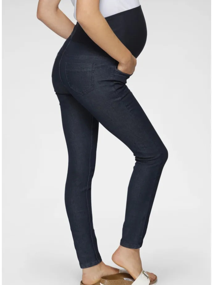Umstandsjeans in rinsed