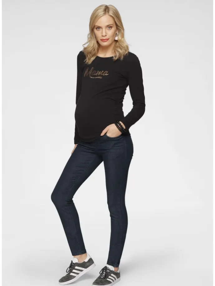 Umstandsjeans in rinsed