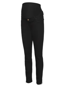 Umstandsjeans mit Skinny Fit in Black Denim