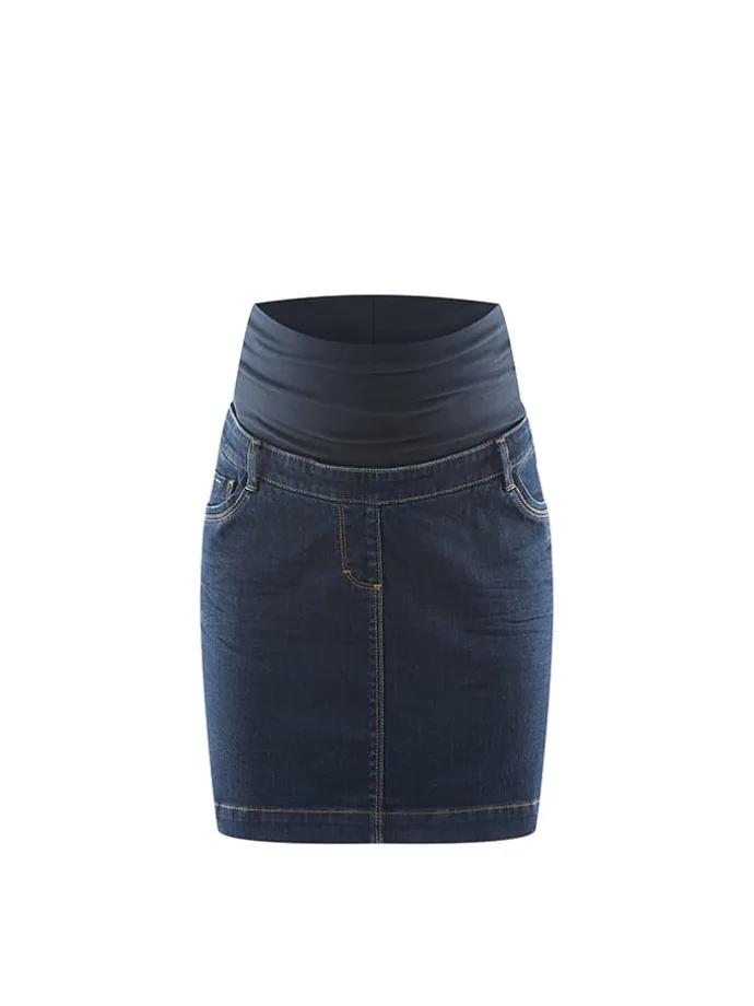 Umstandsjeansrock in Dunkelblau