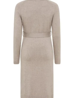 Umstandskleid in beige meliert