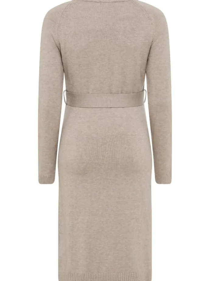 Umstandskleid in beige meliert