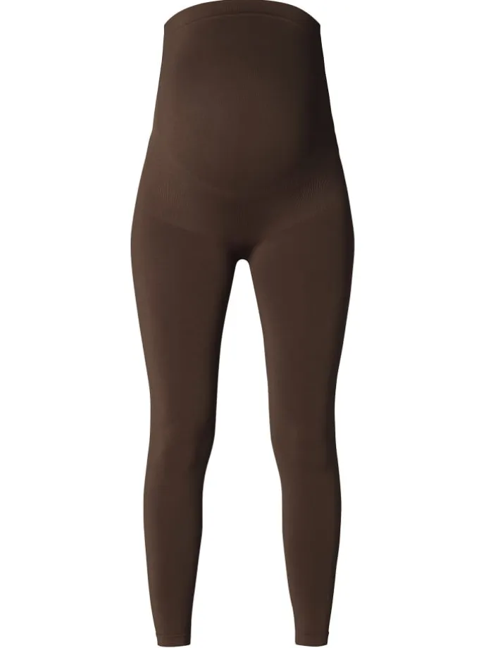 Umstandsleggings Cara in Coffee Bean