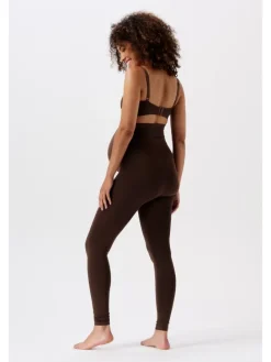 Umstandsleggings Cara in Coffee Bean