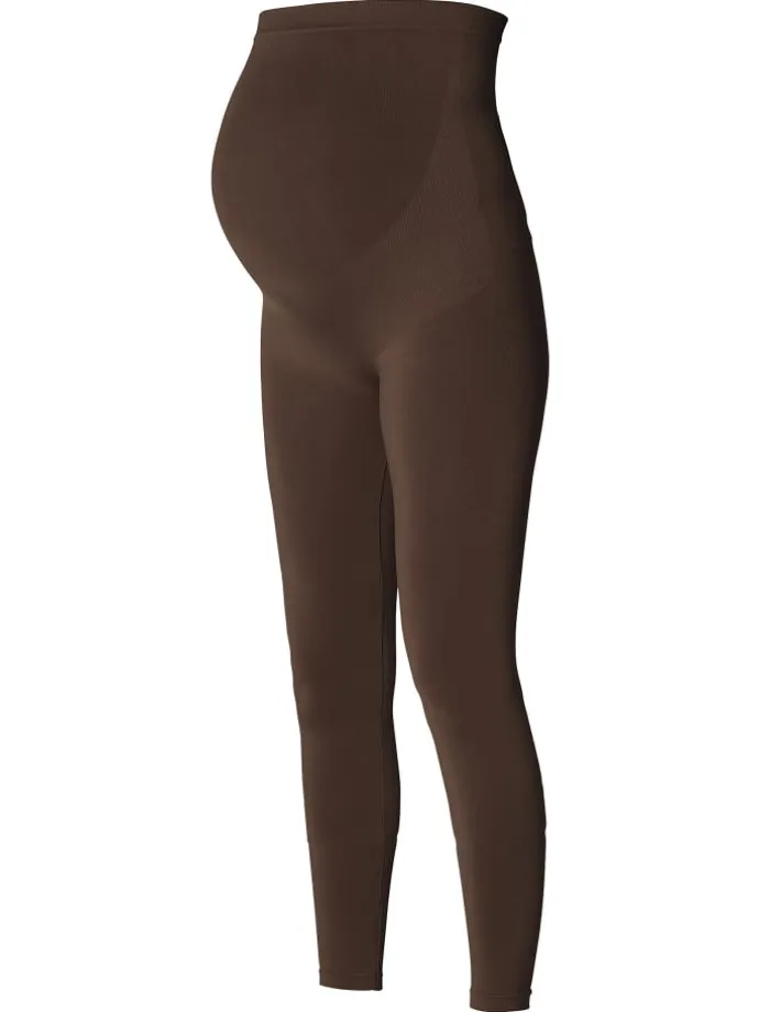 Umstandsleggings Cara in Coffee Bean