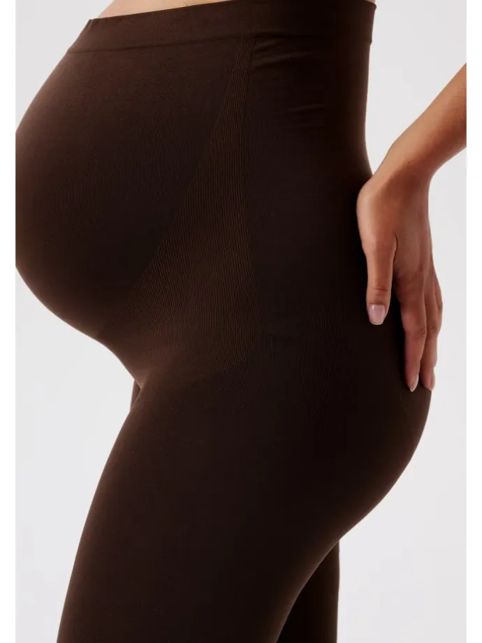 Umstandsleggings Cara in Coffee Bean