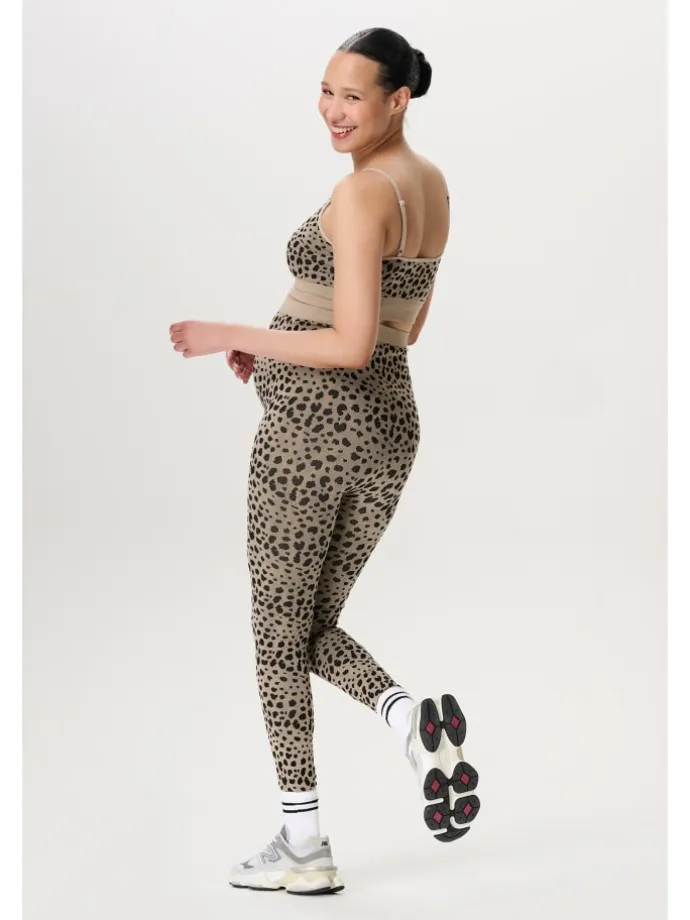 Umstandsleggings Odder in Minimal Leopard
