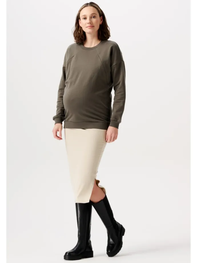 Umstandsrock Vija in Light Sand