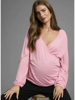 Umstandsshirt in rosa