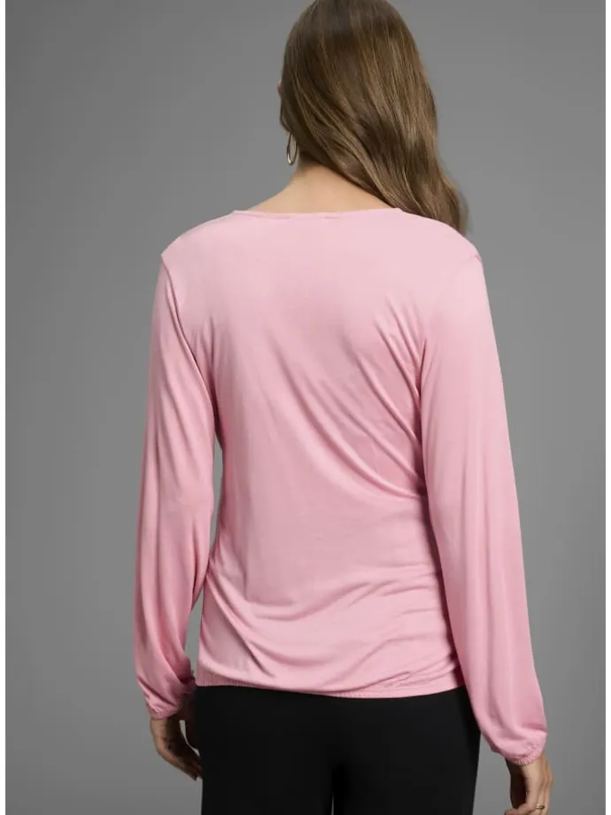 Umstandsshirt in rosa