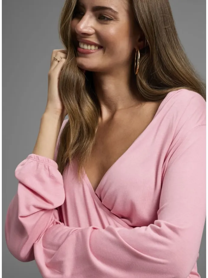 Umstandsshirt in rosa