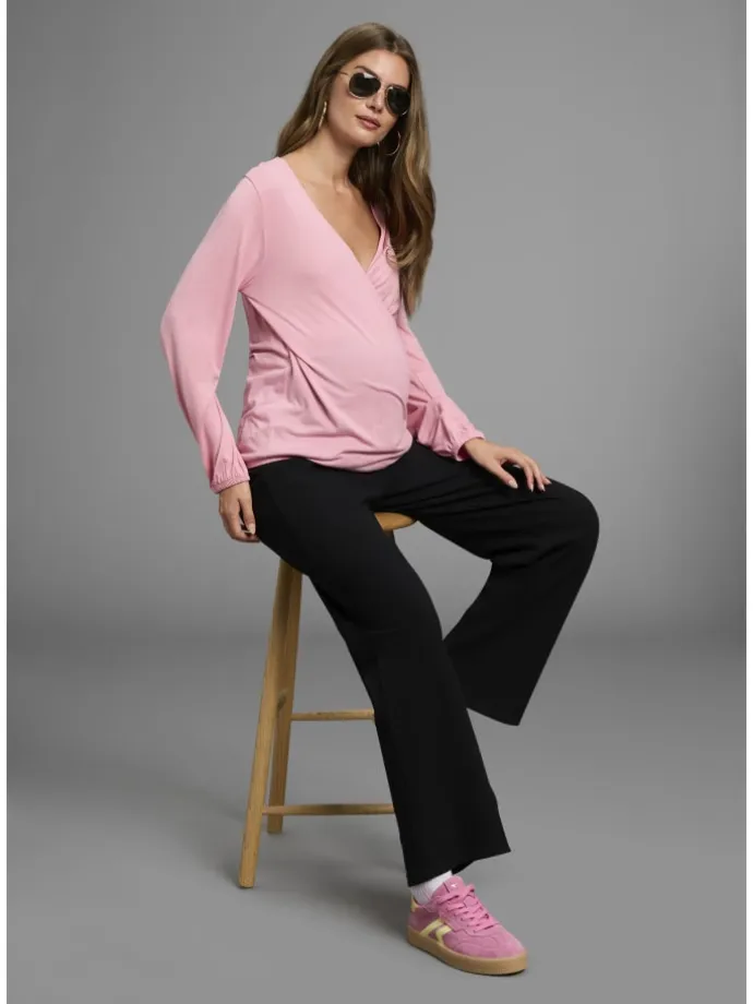 Umstandsshirt in rosa