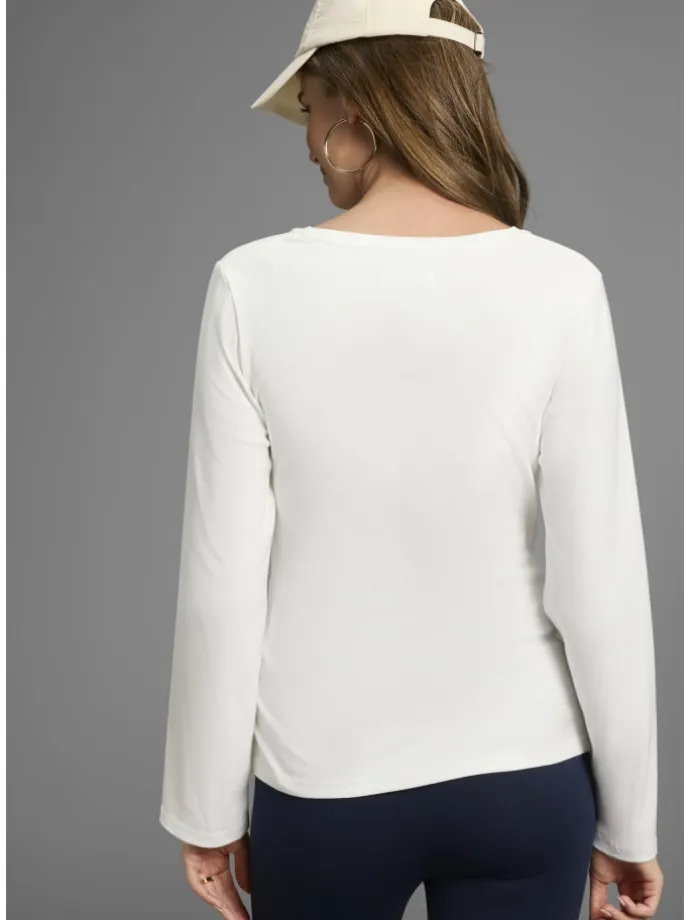 Umstandsshirt in rosa/weiß