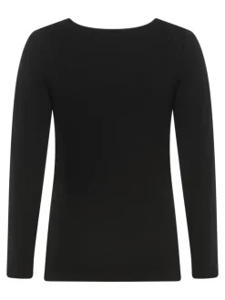 Umstandsshirt in schwarz/graumeliert